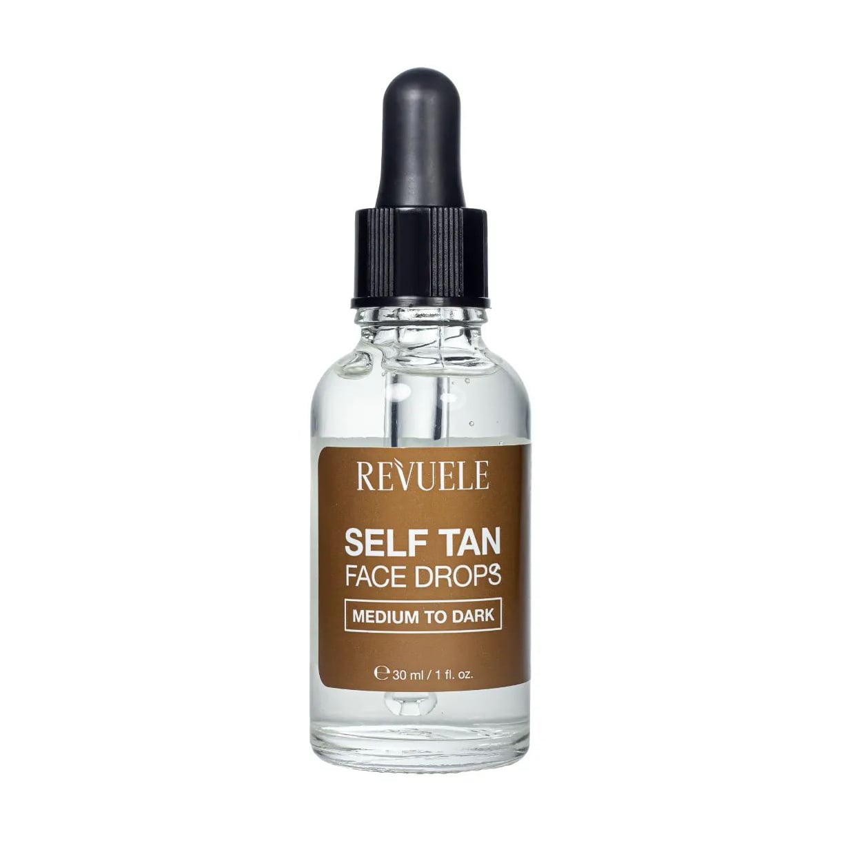 Краплі для автозасмаги обличчя Revuele Salf Tan Face Drops Medium To Dark від середнього до темного, 30 мл